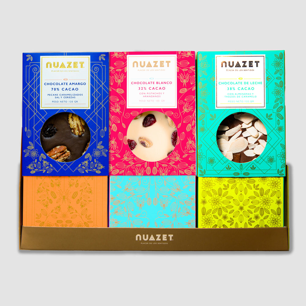 Nuazet Tripack Barras de Chocolate