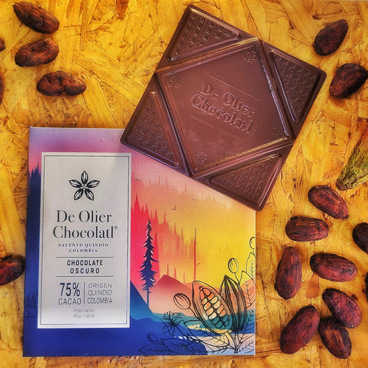De Olier Chocolatl Chocolate Oscuro al 75%