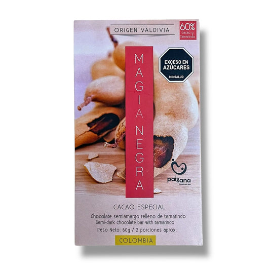 Magia Negra Chocolate Semiamargo al 60% con Tamarindo