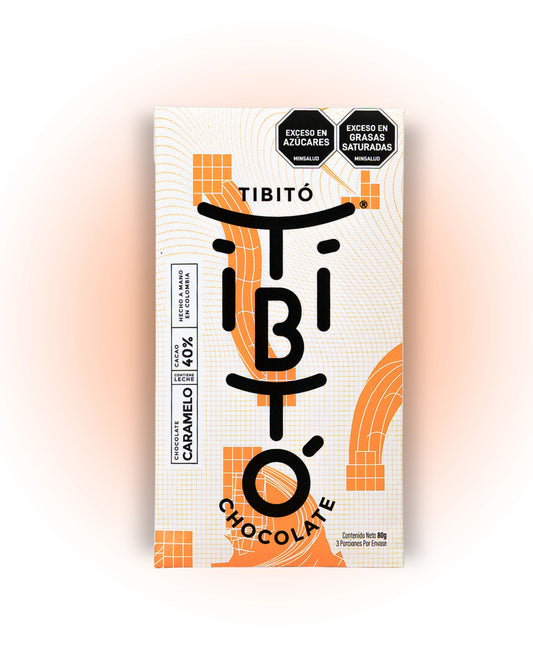 Tibitó Chocolate de Leche al 40% con Caramelo
