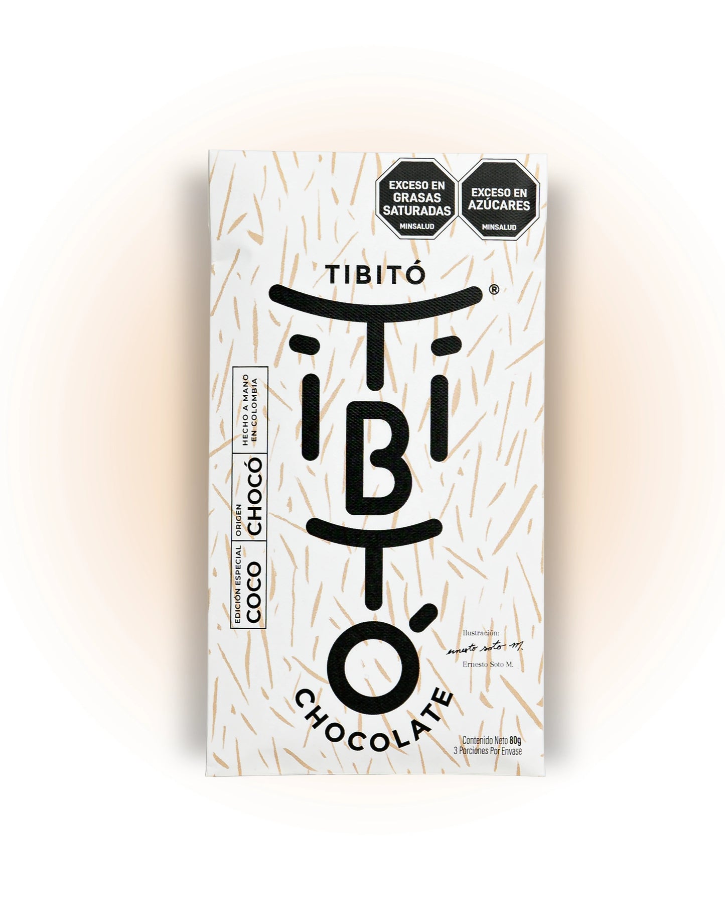 Tibitó Chocolate Vegano al 50% con Leche de Coco