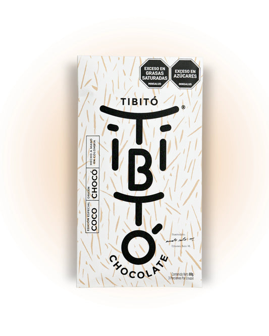 Tibitó Chocolate Vegano al 50% con Leche de Coco