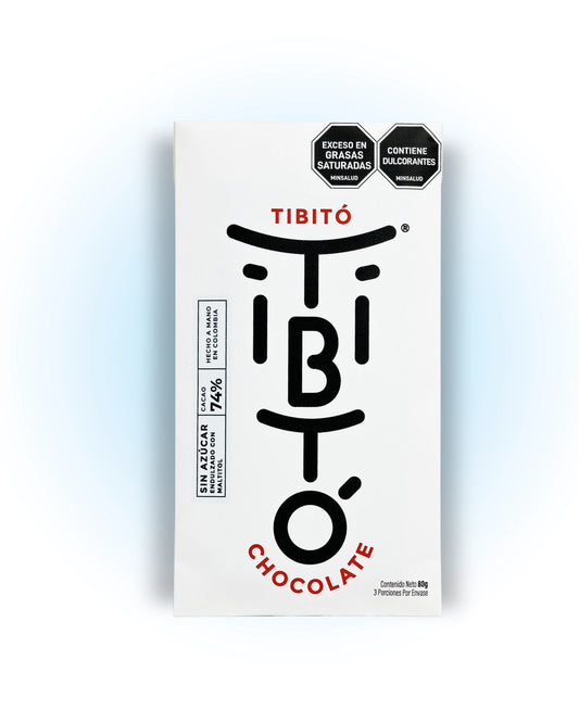 Tibitó Chocolate Oscuro al 74% Sin Azucar